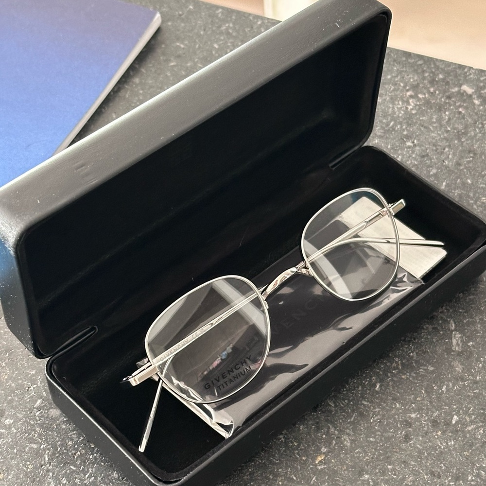 Givenchy Titanium Eyeglasses NWT